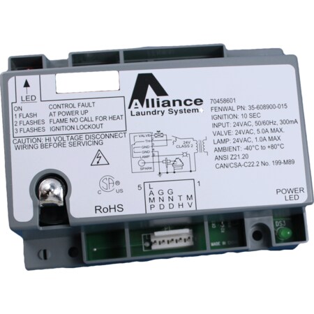 ALLIANCE Laundry Systems Control,Ignition 24V Non-Eu Rohs Pkg (70458601P)